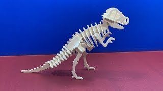 Hands Craft DIY 3D Wooden Puzzle T-REX