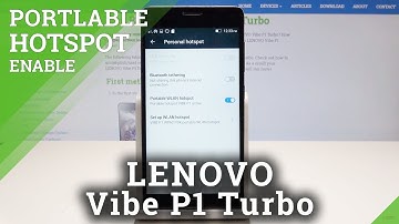 How to Allow Wi-Fi Sharing in LENOVO Vibe P1 Turbo - Switch On Portable Hotspot