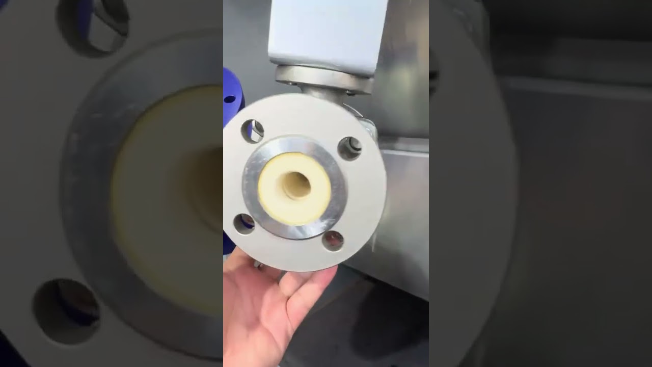 V型陶瓷球阀 耐磨耐酸碱