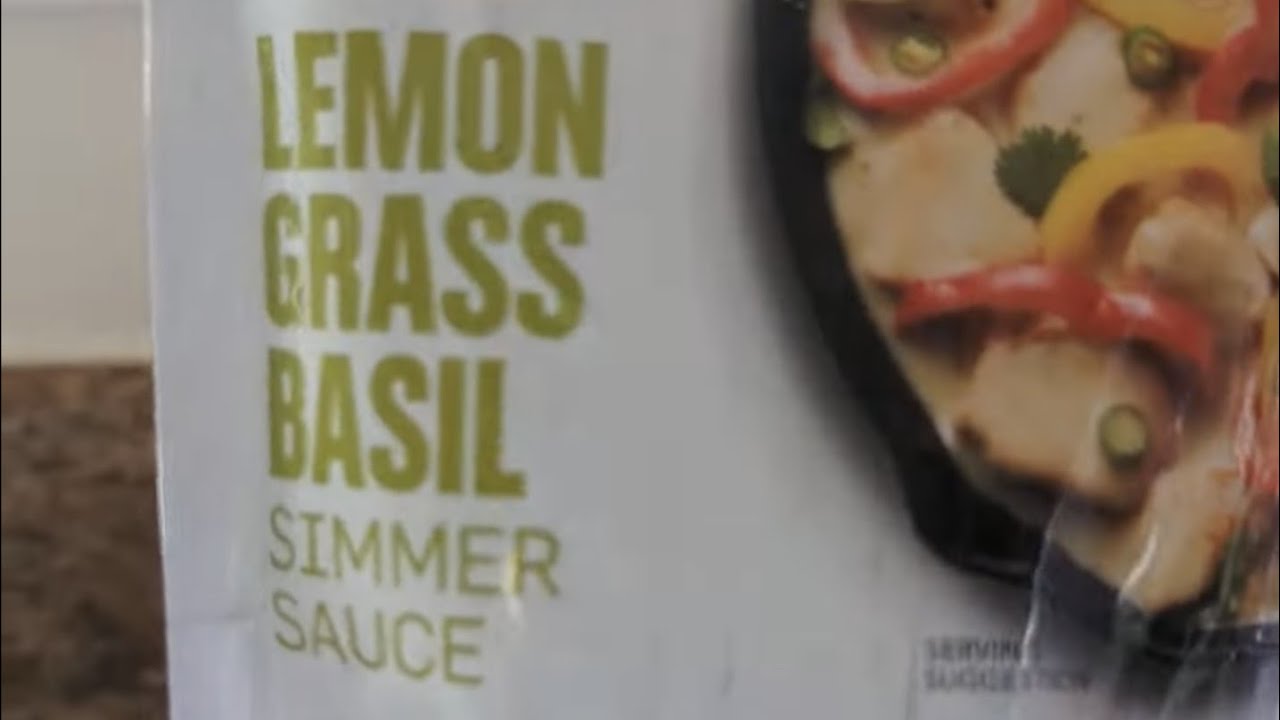 What's for dinner? Saffron Road 🛣️ Lemongrass Basil Simmer Sauce🫙 Gardein Chicken Fried