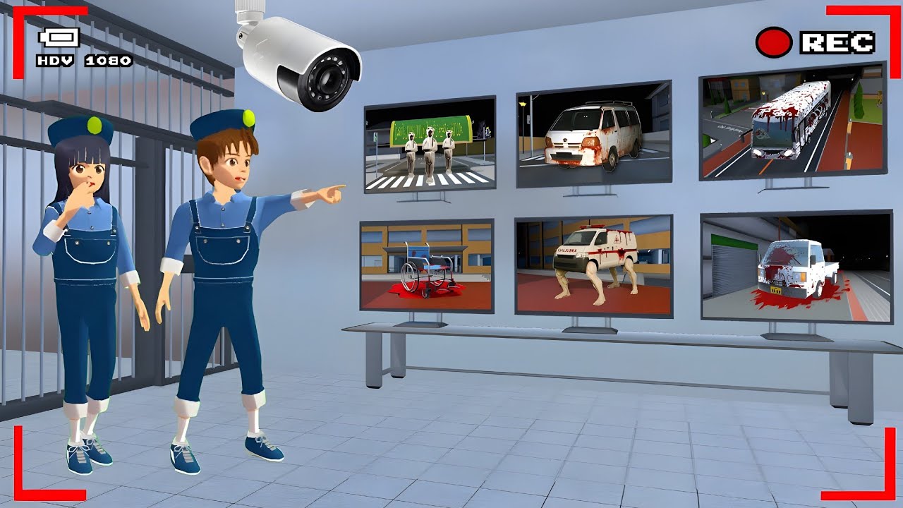 Yuta Mio Panik CCTV Merekam SUNGAI BERDARAH Di Kota Sakura 😱| Sakura School Simulator