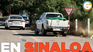 5 cuerpos dentro de una camioneta en Navolato #Sinaloa