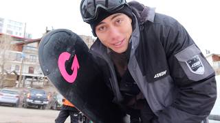 Surfer's first time Snowboarding // Chile Vlog