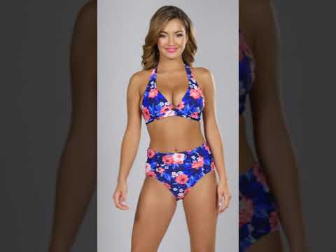 Studio — Wild Floral Soft Cup Halter Neck Bikini Top Studio — Wild Floral Soft Cup Halter Neck Bikini Top