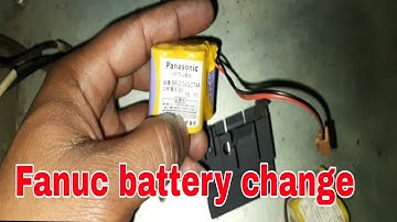 How To Change Fanuc CNC & VMC Machine Battery | Fanuc Battery Replacement