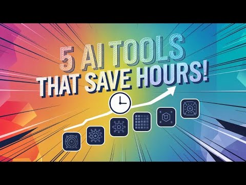 5 AI Tools That Will Save You HOURS Everyday! 2025 - YouTube