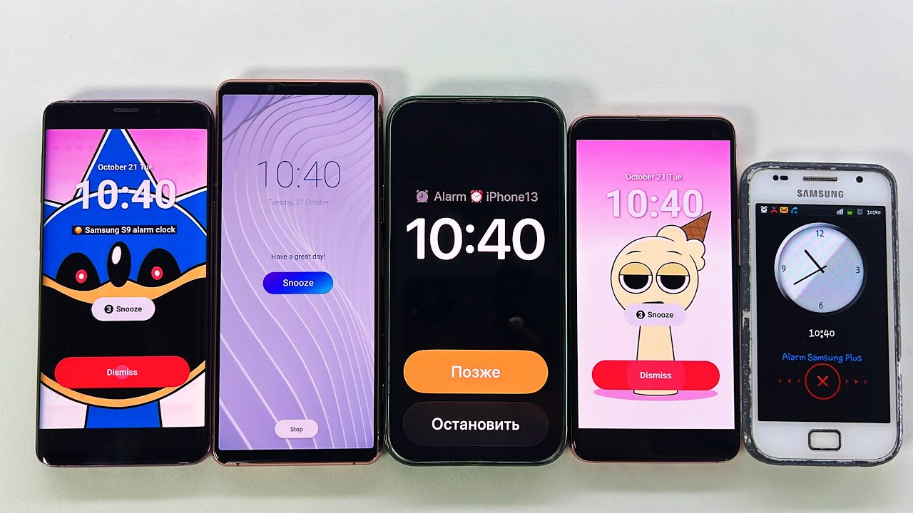 Samsung S10e, Galaxy S9, S Plus, Sony Xperia 5 Incoming + Outgoing Call + Alarm Clock + Timer 