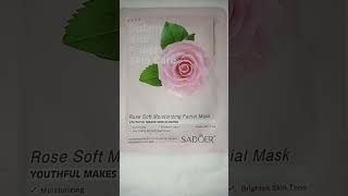 SADOER Rose Soft Moisturizing Facial Mask