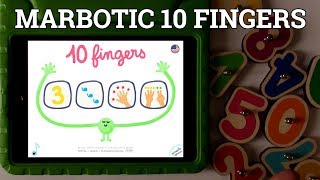 Marbotic 10 Fingers App - Learn to count with Smart Numbers on the iPad screenshot 2