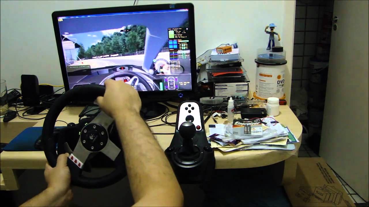 Volante gameplay rfactor + G27 Logitech - YouTube