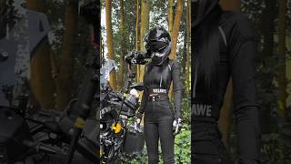 Beauty U0026 The Beast  Girl With Voge Ds625x bmwgs bmwgsadventure r1250gs  voge625dsx motorbike