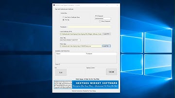 Authenticode Code Signing