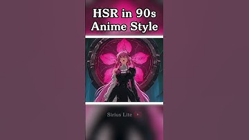 Honkai Star Rail in 90s anime style | Honkai Star Rail #shorts #citypop #anime #ai #hsr