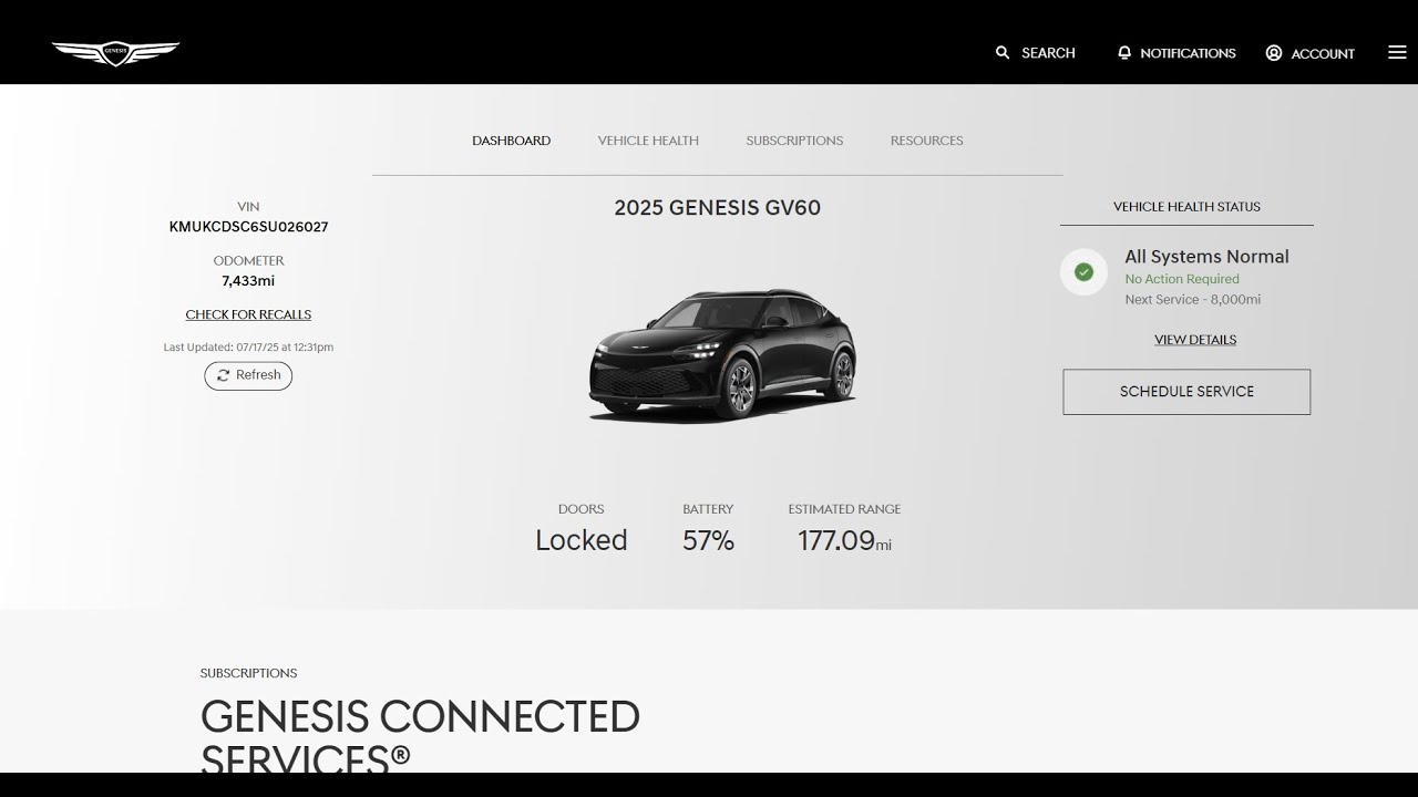 Getting to Know the Genesis Connected Services App!