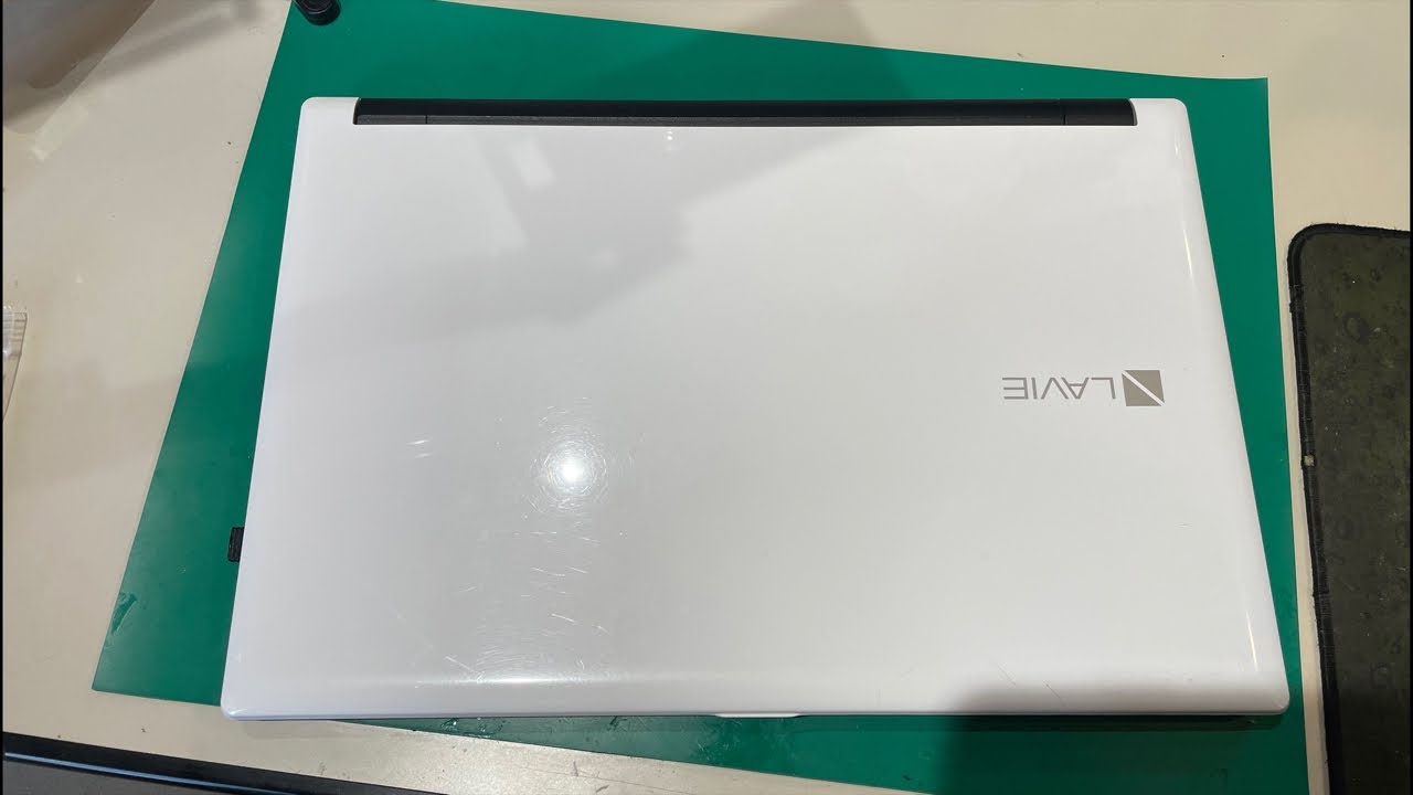 NEC PC-NS100F2W-H4 メモリ増設SSD交換修理 - YouTube