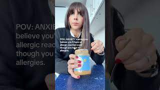 Have you experienced allergy anxiety? #anxietyhelp #anxietytips #allergyanxiety #healthanxiety
