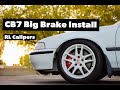 CB7 RL Big Brake install - 5 Lug Conversion install - Track CB7 Build EP. 7 - 92 Honda Accord