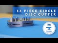 14 Piece Round Disc Cutter