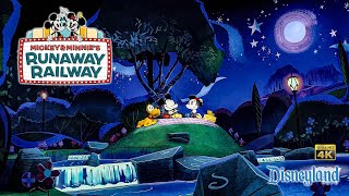 Mickey &amp; Minnie&#39;s Runaway Railway Low Light 4K POV with  Queue Disneyland 2023 05 31