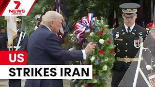 US strikes Iran amid fragile peace negotiations | 7NEWS