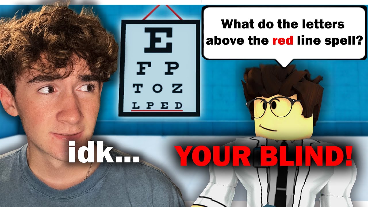 I took a Roblox eye test… 