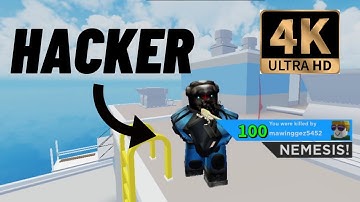 Hacker caught in 4K (Roblox Arsenal)