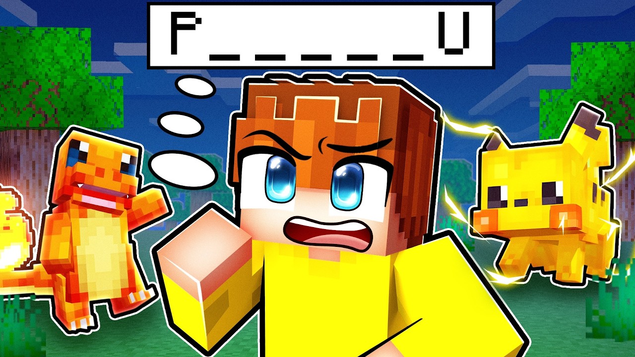 Minecraft But GUESS WHAT POKEMON!