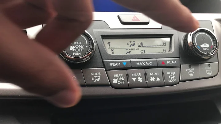 AIR CONDITIONER & HEATING INSTRUCTIONS - HONDA ODYSSEY