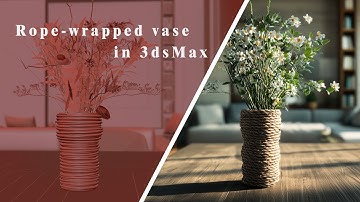 3ds Max Conform Modifier Tutorial: Model a Rope-Style Vase Fast & Free!
