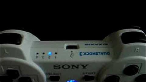 White Dualshock 3 All Blue LED Mod
