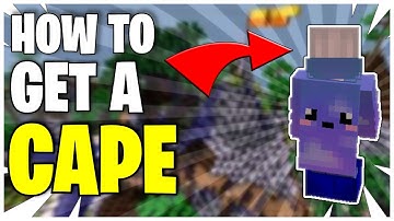 HOW I GOT A CAPE IN MINECRAFT! (Tutorial) [Minecraft Windows 1.16.x]