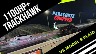 Tesla Plaid vs 1,100 HP Jeep Trackhawk *ONE OF THE FASTEST IN THE NATION* Drag Race