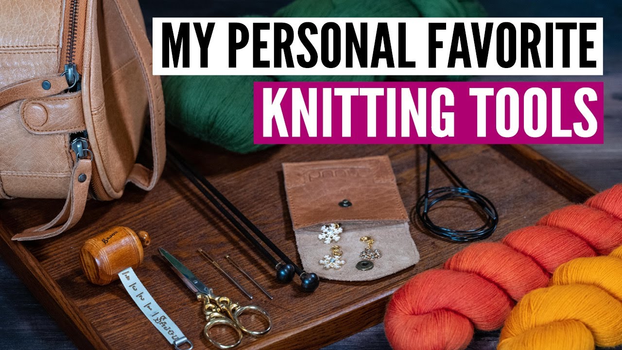 What's in my project bag? Essential knitting tools! YouTube