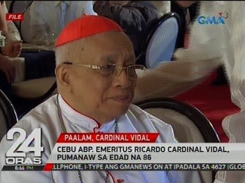 Cebu Abp. Emeritus Ricardo Cardinal Vidal, pumanaw sa edad na 86 - YouTube