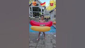 I have the best pool float