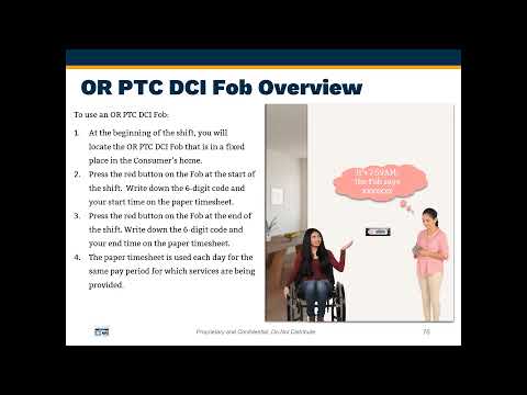 How to Record Time with an OR PTC DCI Fob Device
