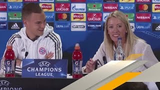 Bayern star Joshua Kimmich has fun with interpreter | SPORT1