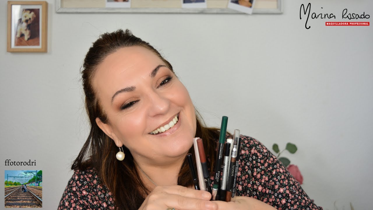 Lápices de ojos resistentes.