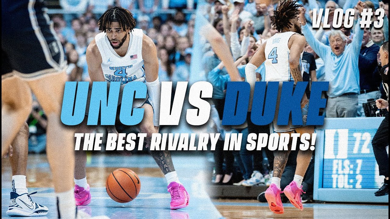 UNC vs Duke Full Day In The Life | RJ DAVIS VLOG #3 - YouTube