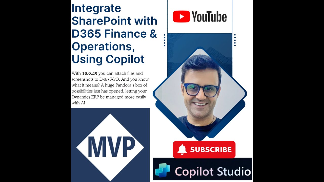 Integrate SharePoint with Finance & Operations, using Copilot