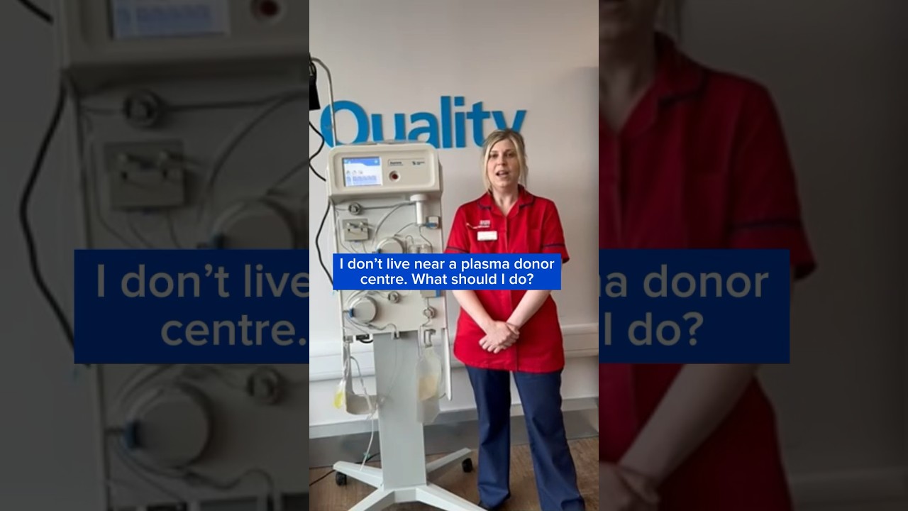 How plasma is taken from whole blood donations 🩸 