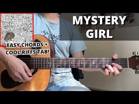 Mystery Girl - Housecall (Guitar Tutorial) No Capo! Easy Chords For Beginner! + Melody Riff Tab!