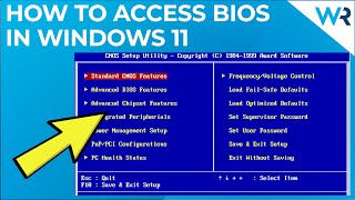 how to easily access bios on windows 11