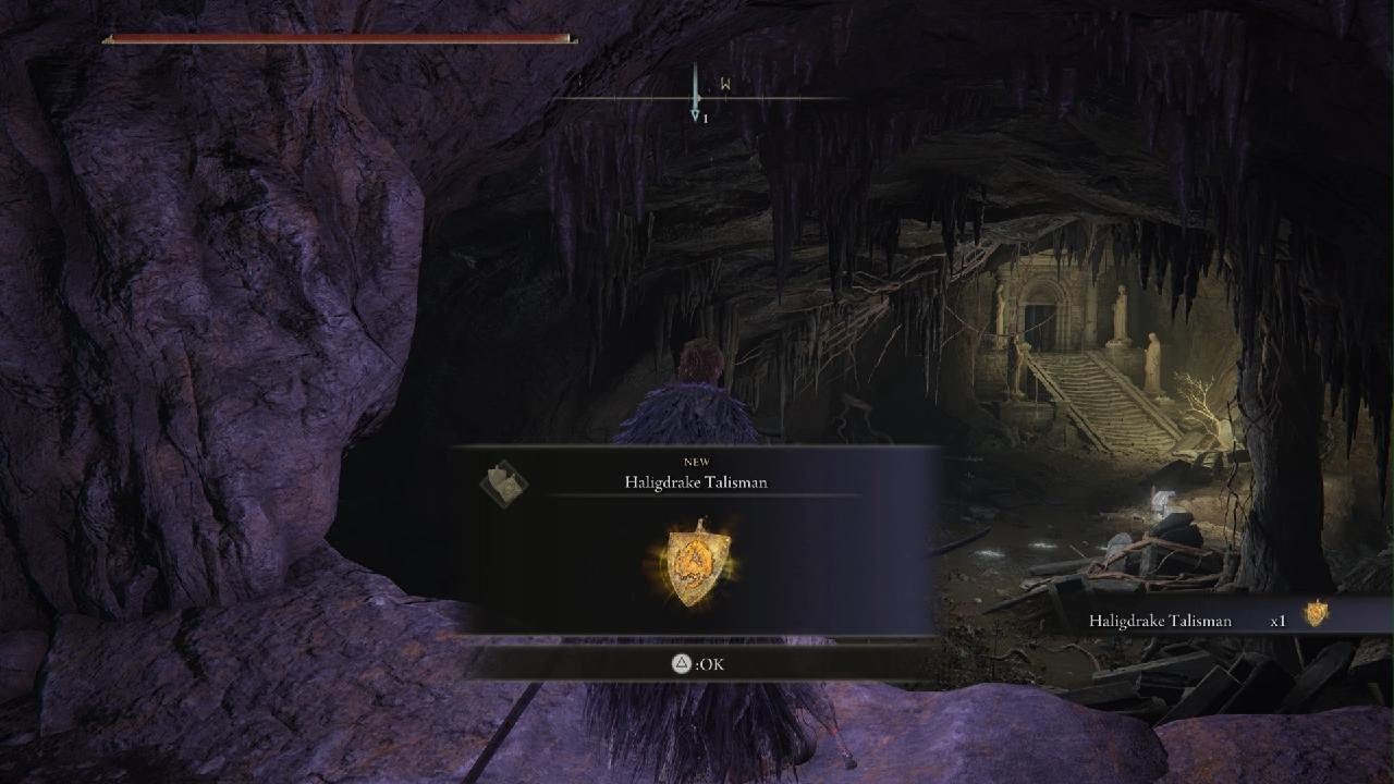 ELDEN RING: get item inside Stranded Graveyard, Haligdrake Talisman