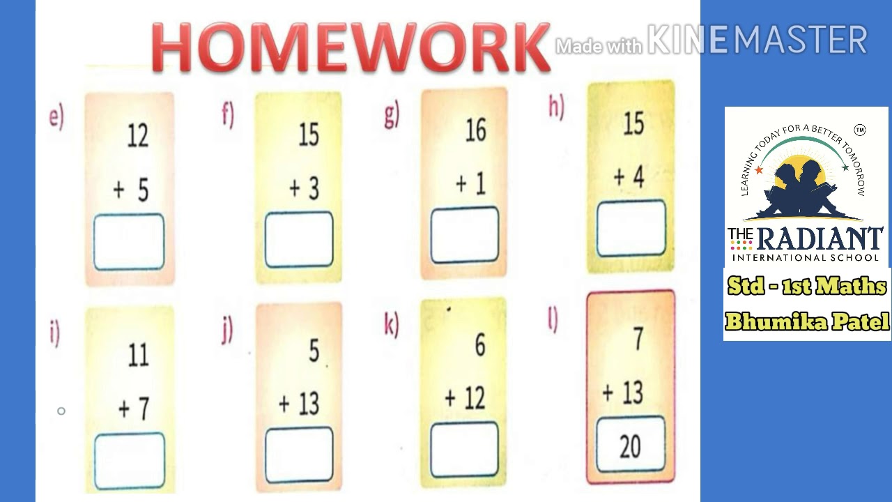 CBSE GRADE 1 MATHS CH 5 ADITION PART 5 - YouTube