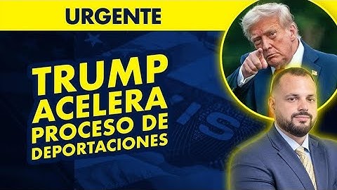 🚨URGENTE TRUMP acelera proceso de deportación