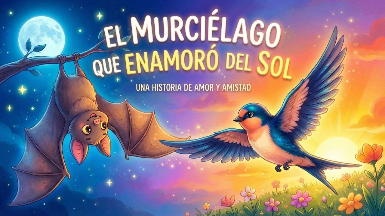 ✨ El Murciélago que se enamoró del Sol: Un amor entre dos mundos 🦇☀️