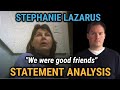 Stephanie Lazarus Can't Tell a Lie | Statement Analysis of a Deceptive Ex-Cop