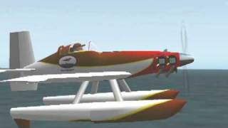 Personal seaplane at Victoria Harbor  X-Plane screenshot 2