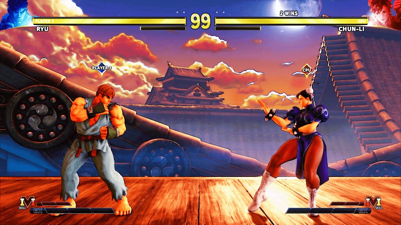 Ryu vs Chun Li (Hardest) Street Fighter V | PS4 - YouTube